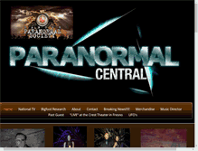 Tablet Screenshot of paranormalcentral.net